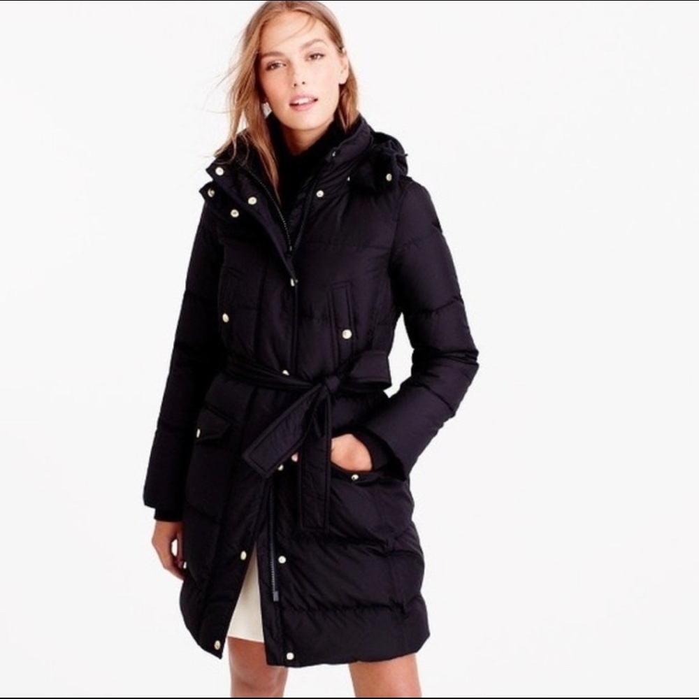 J Crew Wintress Long Puffer Coat